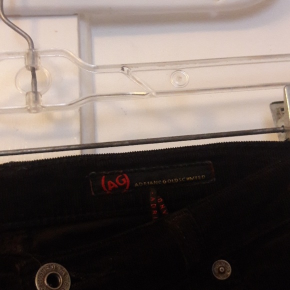 AG wide leg brown corduroy 27 - Picture 2 of 3